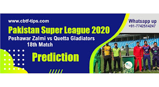 Who will win Today 18th match QUE vs PES PSL 2020