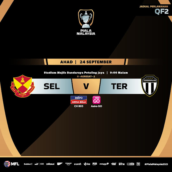 Live Streaming Selangor vs Terengganu 24.9.2023