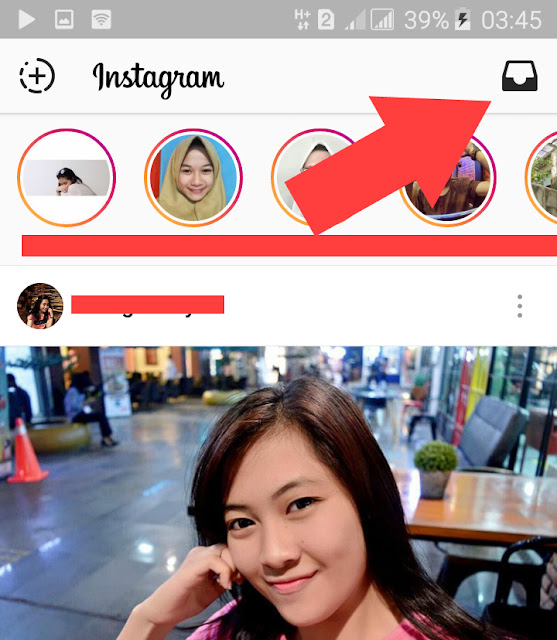 Cara hapus pesan atau direct masage di instagram