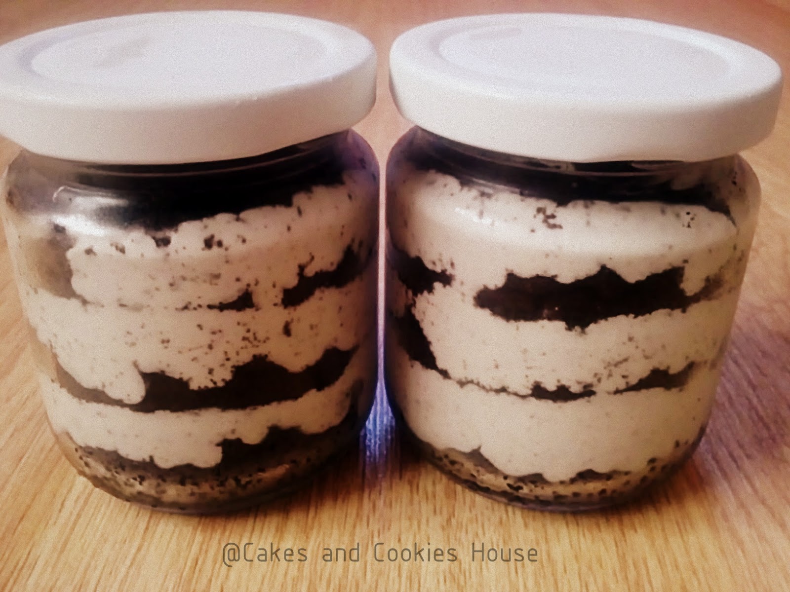 Cakes and cookies house: Oreo Cheese Cake in Jar