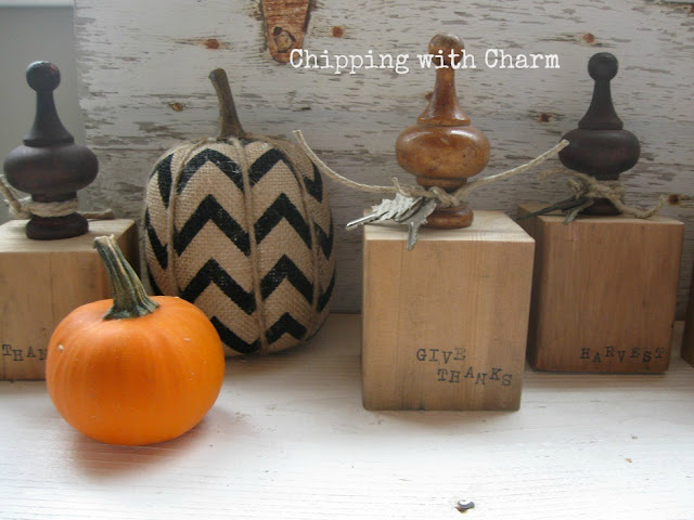 Chipping with Charm: Wood Block Pumpkins...www.chippingwithcharm.blogspot.com