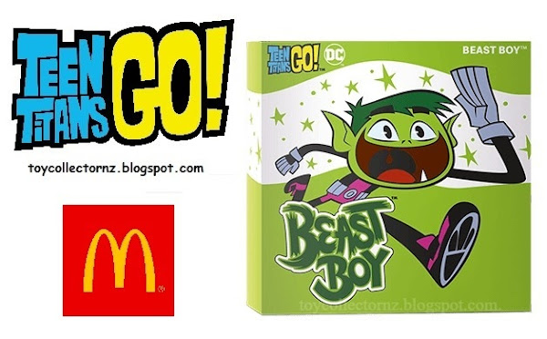 Teen Titans Go McDonalds happy meal toys 2022 beast boy box