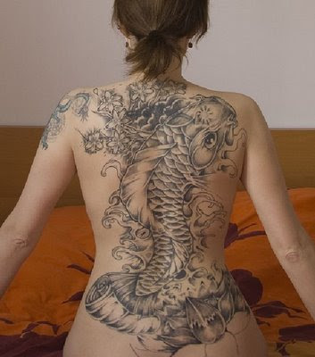 back tattoos for girls. Full Back Popular Tattoo Sexy