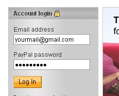 First,Log in to your Paypal accoun - Cara Pasang Paypal Donasi Button DI Blogger