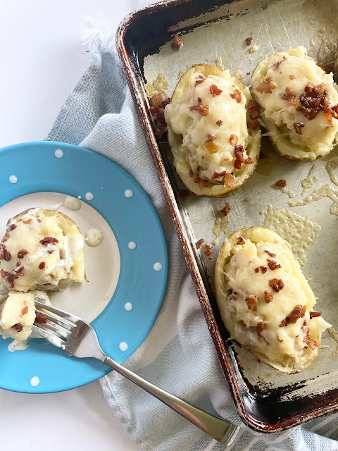 Bacon & Ranch Twice Baked Potatoes