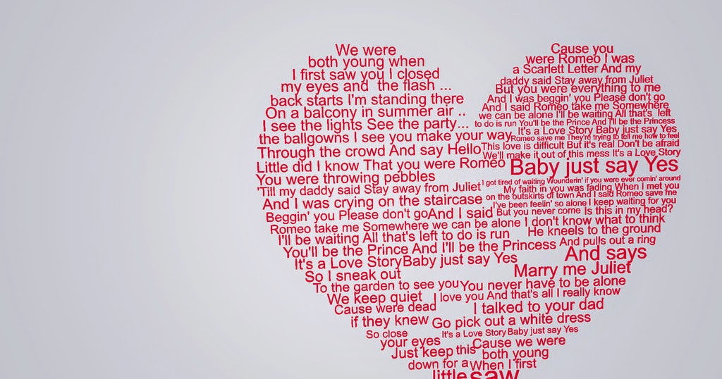 Lyrics Song Heart Hearts Love Story Lyrics Taylor Swift