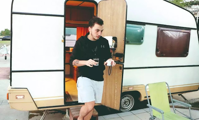 Turkish student starts living in caravan as house rents soar