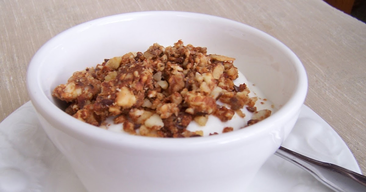 Low Carb Gluten Free Homemade Granola, sugar free, grain ...
