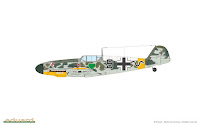 Eduard 1/48 Bf 109F-4 (84188) Colour Guide & Paint Conversion Chart