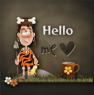 Cave Man  Hello Social Media Images