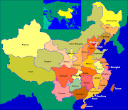 Map of China's Provinces. Posted by Lynne at 9:05 AM