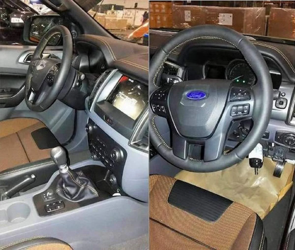 Nova Ford Ranger 2016 - interior