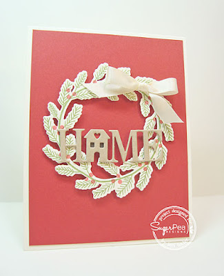 Home for the Holidays card-designed by Lori Tecler/Inking Aloud-stamps and dies from SugarPea Designs