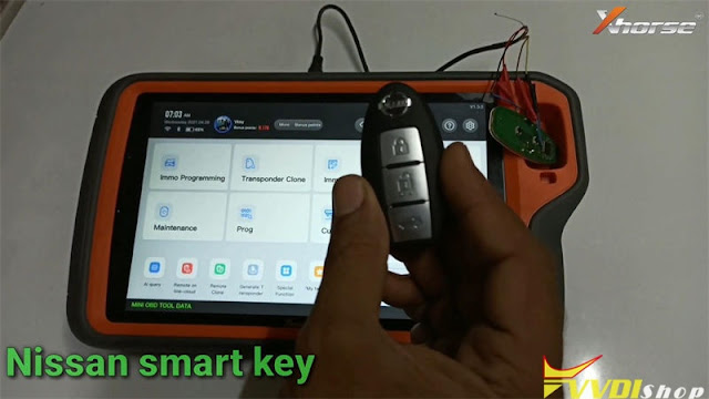 xhorse key tool plus Renew Nissan Micra Smart Key 1