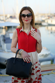 Vitti Ferria Contin necklace, NAU! sunglasses, Givenchy Antigona bag, Fashion and Cookies, fashion blogger
