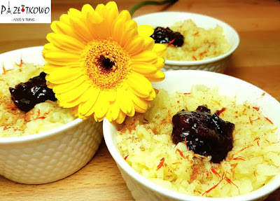 Fot. ©PAZŁOTKOWO, PRZEPIS: RYŻOWA POKUSA – RECIPE: RICE TEMPTATION 