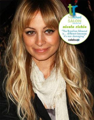 Nicole Richie says "I always stayed away from relaxers because they damage 