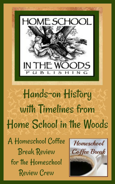 Hands-on History with Timelines from Home School in the Woods - A Homeschool Coffee Break review for the Homeschool Review Crew @ kympossibleblog.blogspot.com