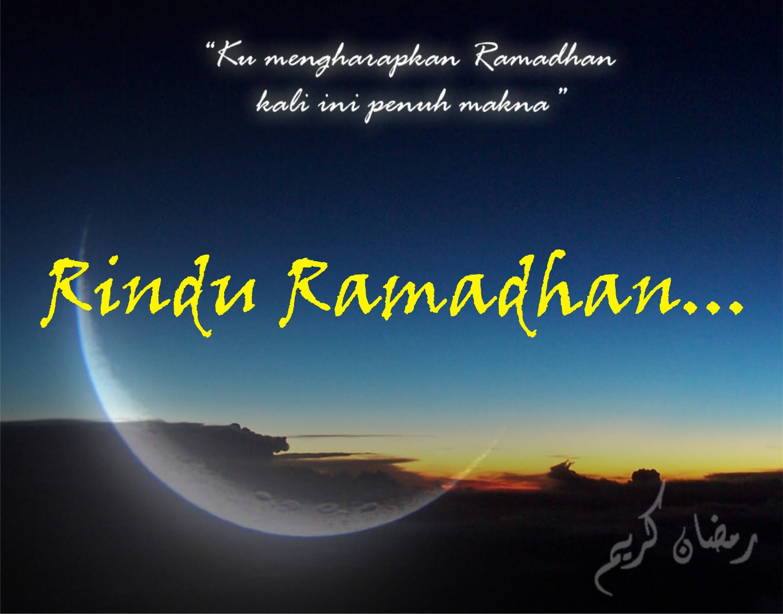 Kata2 Rindu Bulan Ramadhan  TulisanViral.Info