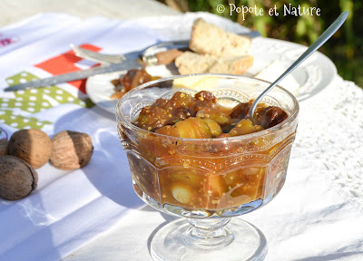 Chutney de tomates vertes 