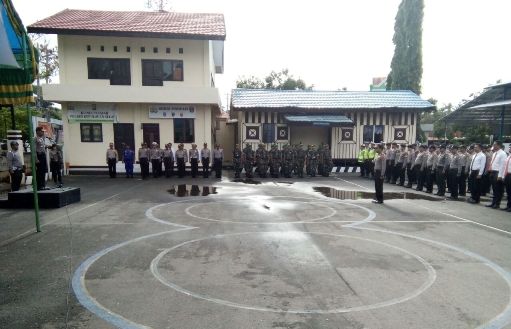 Kapolres Pimpin, Apel Gelar Pasukan "Mantap Praja 2018"