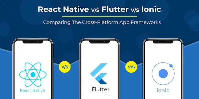 React Native V/S Flutter V/S Ionic: Comparing The Cross-Platform App Frameworks