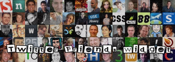 Twitter Friends & Followers Widget - A jQuery Plugin