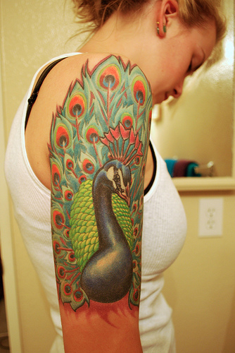 Peacock Feather Tattoo