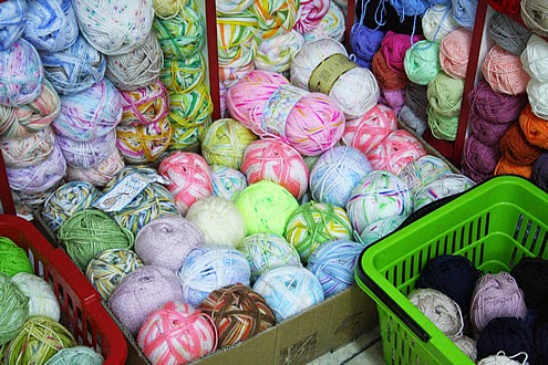 Yarn shopping Istanbul