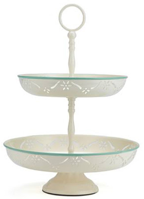 cake stands and sandwich