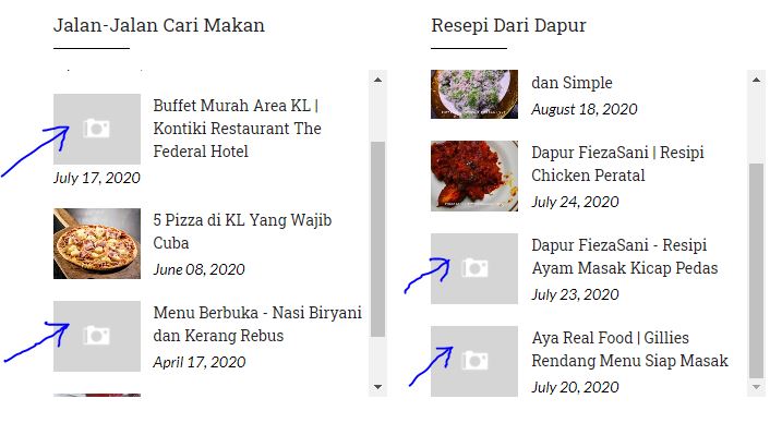 thumbnail blog, gambar thumbnail blog tak keluar