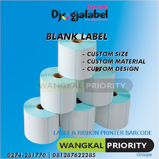 Toko Label Stiker Roll Blank atau Stiker Roll Polos