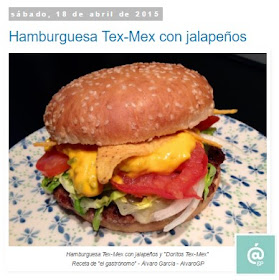 Recetas Top10 julio 2016 en el gastrónomo - Bloody Mary (de Valverde Coach) - Botillo berciano La Moncloa de San Lázaro - Hamburguesa Tex-Mex con Doritos - Hamburguesa con puerro CocaCola y Una muerte improvisada - Perrito Tex-Mex - Patatas meneás" o revolconas  Tartar de atún