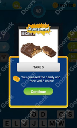 Answers, Cheats, Solutions for Guess the Candy Level 40 for android and iphone