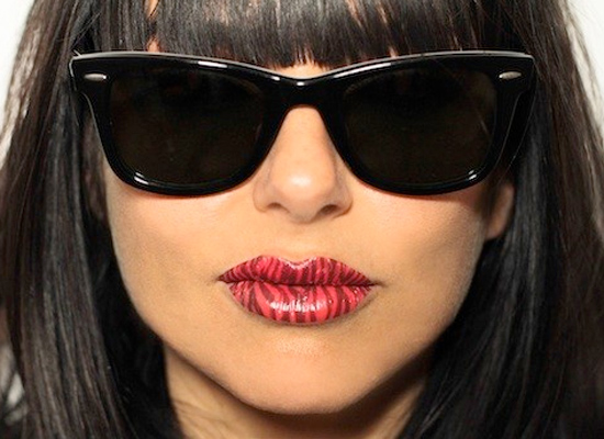 lip tattoo. These temporary lip tattoos by