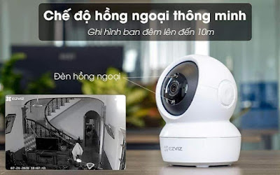 Camera wifi xoay 360 độ lắp đặt trong nhà