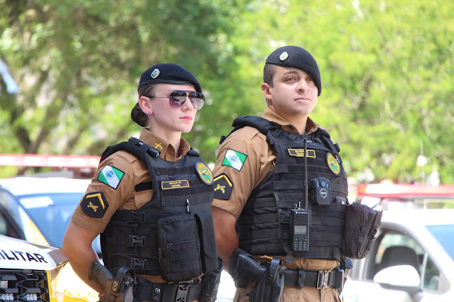 Operação Natal: Polícia Militar reforça segurança visando coibir crimes em todo o Estado Foto: Sd. Mauro Berg/PMPR