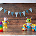 Background with toys