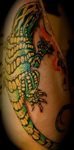 Lizard Tattoo For Your Limb