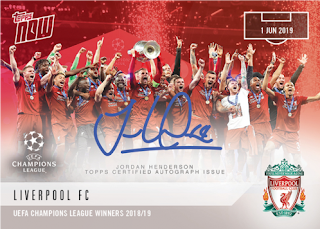 Topps NOW UEFA Champions League 2018-2019 Liverpool FC Set