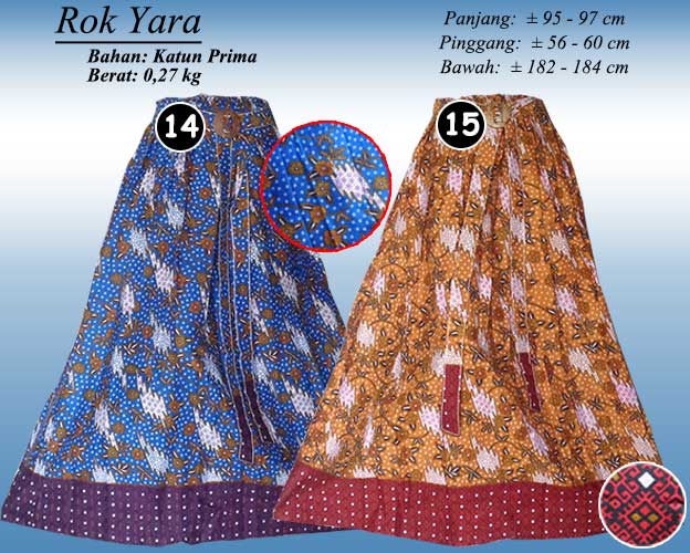 21 Inspirasi Terbaru Rok  Payung  Batik Modern