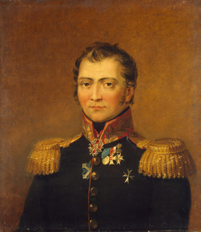 Portrait of Semyon Kh. Stavrakov by George Dawe - History, Portrait Paintings from Hermitage Museum