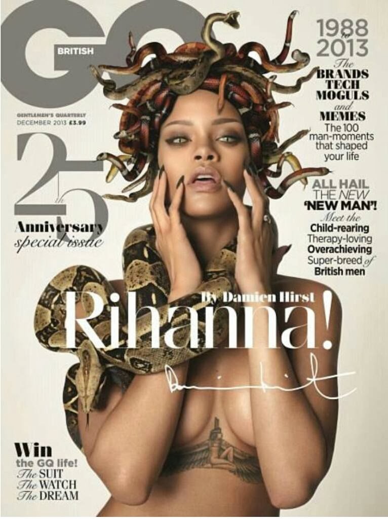 Magazine Love" Rihanna Cover the British GQ!