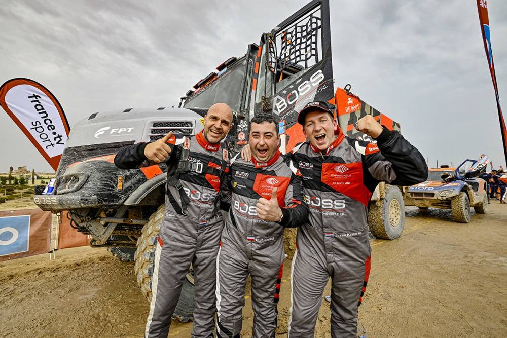 Dakar 2023: En Camiones, Van Kasteren se alzó con la primera victoria dakariana