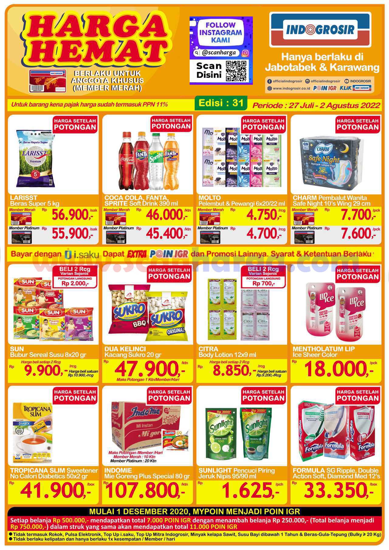 Katalog Promo Indogrosir Terbaru 27 Juli - 2 Agustus 2022