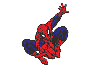 Download Gambar Vector Spiderman Format CDR, PNG, JPG HD