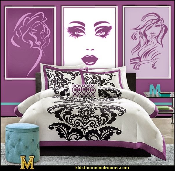 wall decor ideas mirrors Diva Room Decorating Ideas | 604 x 591