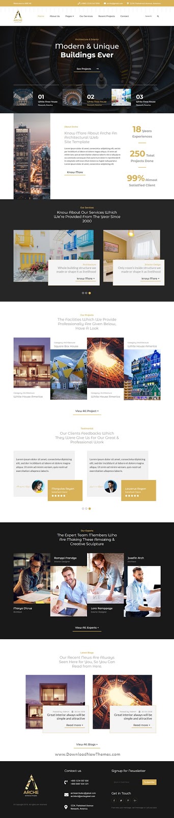 Arche - Architecture HTML Template