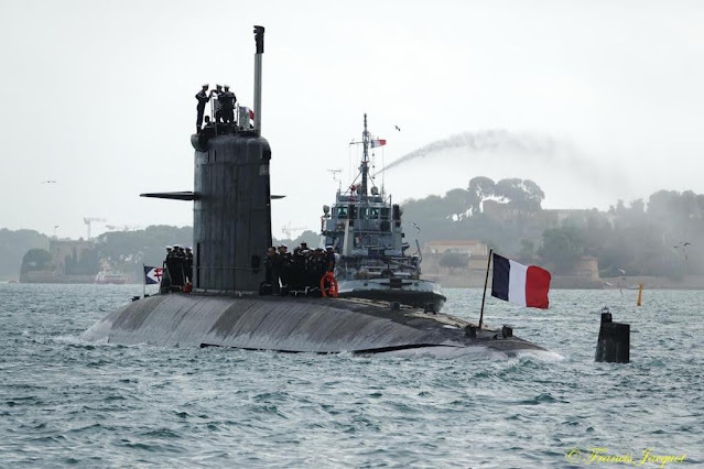 Última salida del Submarino Nuclear de Ataque Rubis