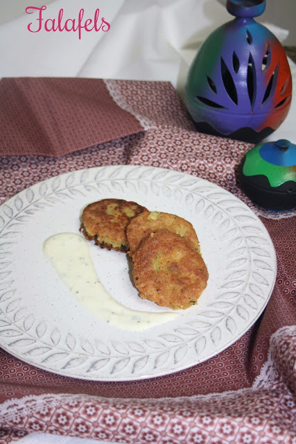 Falafels,salsa de yogur